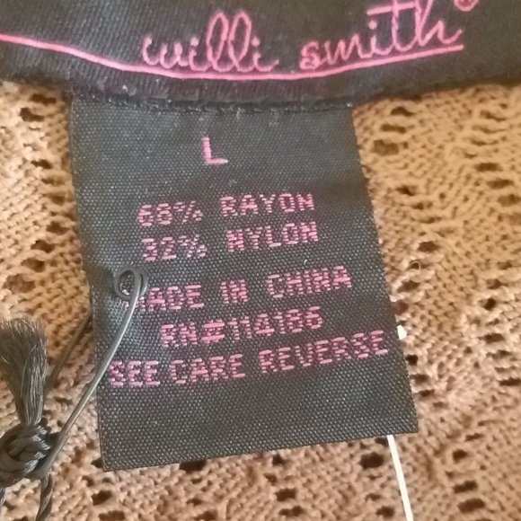 NEW WILLIE SMITH sweater L - Picture 6 of 6